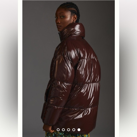 Anthropologie NWT BADGLEY MISCHKA PUFFER JACKET Size M. - Picture 6 of 8